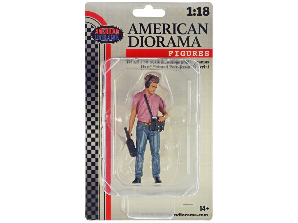 "On-Air" Figure 4 for 1/18 Scale Models by American Diorama-1