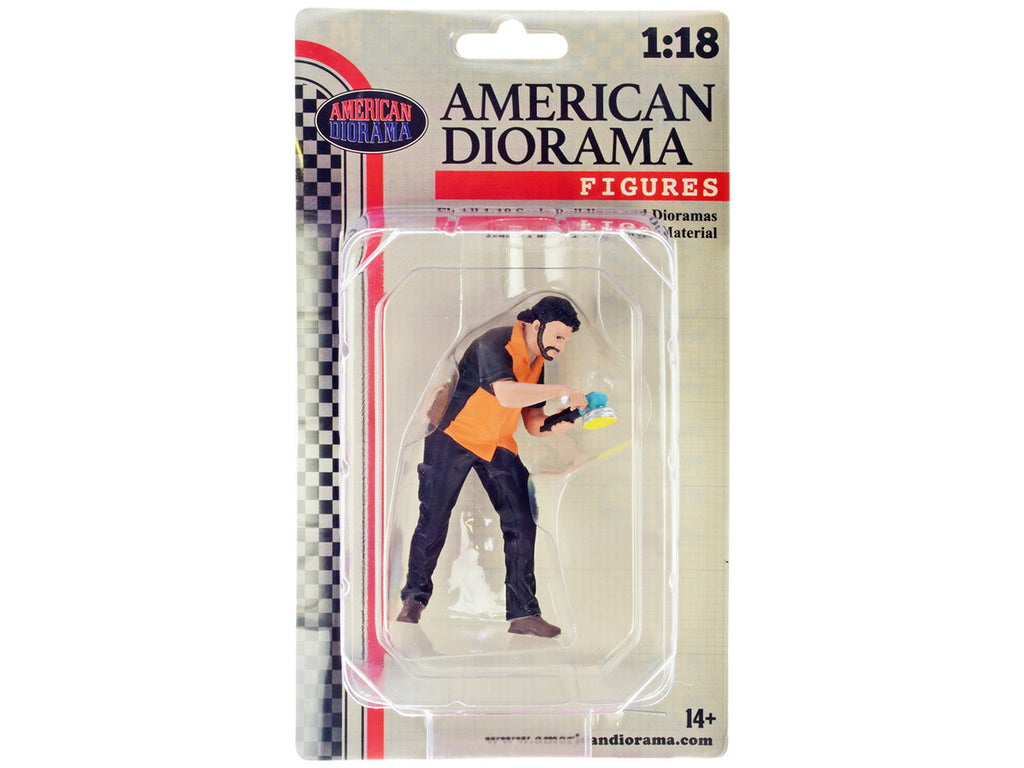 "Detail Masters" Figure 4 (Buff & Wax) for 1/18 Scale Models by American Diorama-2