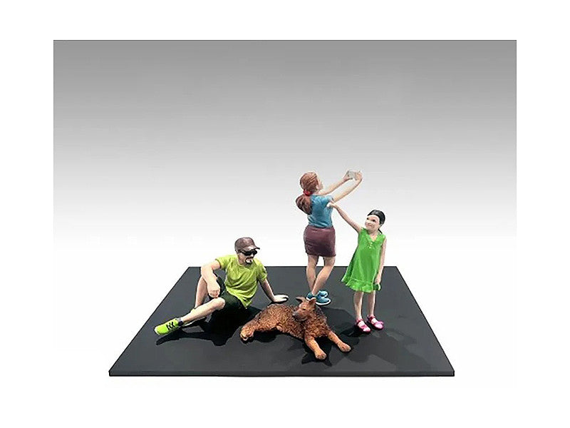 "Figure18 Series 1" 9 piece Figure Set for 1/18 Scale Models by American Diorama-0