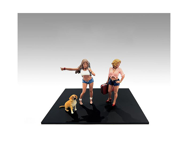 "Figure18 Series 1" 9 piece Figure Set for 1/18 Scale Models by American Diorama-1