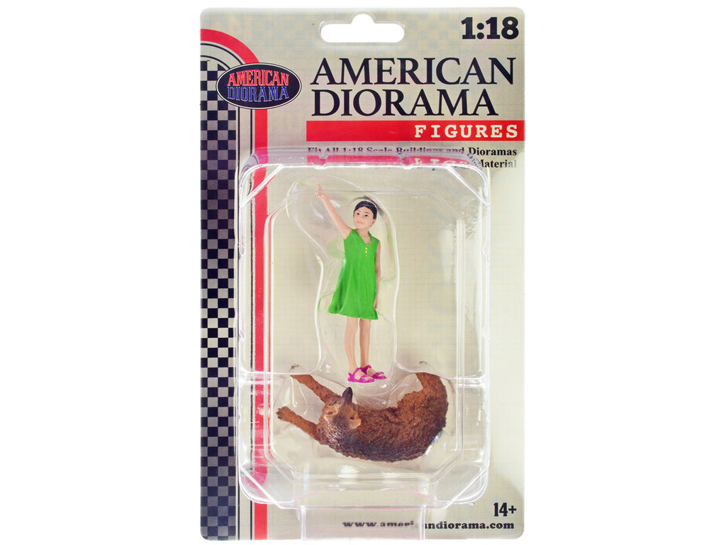 "Figure18 Series 1" Figure 703 Set of 2 pieces for 1/18 Scale Models by American Diorama-2