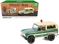 1967 Ford Bronco "Smokey Bear Forest Ranger" Green and Cream with White Stripes "Artisan Collection" 1/18 Diecast Model Car by Greenlight-0