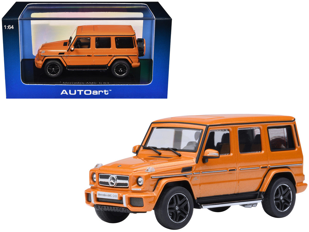 2017 Mercedes-Benz AMG G 63 Sunset Beam Orange 1/64 Model Car by Autoart-4