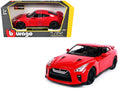 2017 Nissan GT-R R35 Red 1/24 Diecast Model Car by BBurago-0