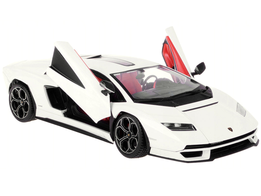 Bburago Lamborghini Countach LPI 800-4 White 1/24 Diecast Model Car-1