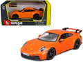 Bburago Porsche 911 GT3 1/24 Orange Diecast Model Car with Steering-0