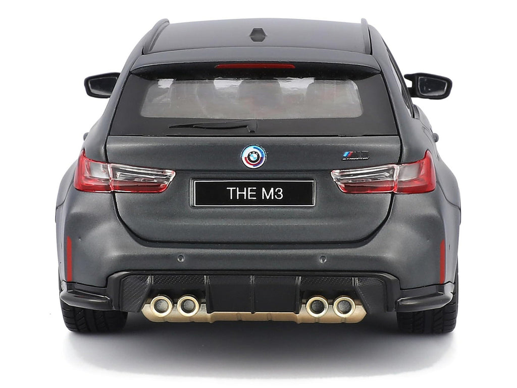 Bburago 1:24 2023 BMW M3 Touring Matte Gray — product image 3