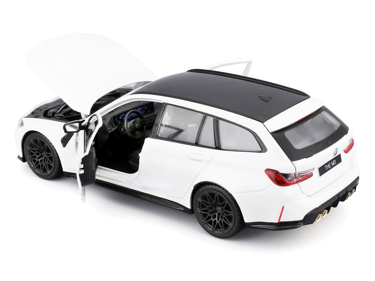 Bburago 1:24 2023 BMW M3 Touring White — product image 1