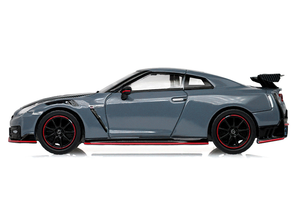 2024 Nissan GT-R (R35) NISMO RHD (Right Hand Drive) Stealth Gray with Carbon Top and Hood "Tokyo Torque" Series 10 1/64 Diecast Model Car by Greenlight-1