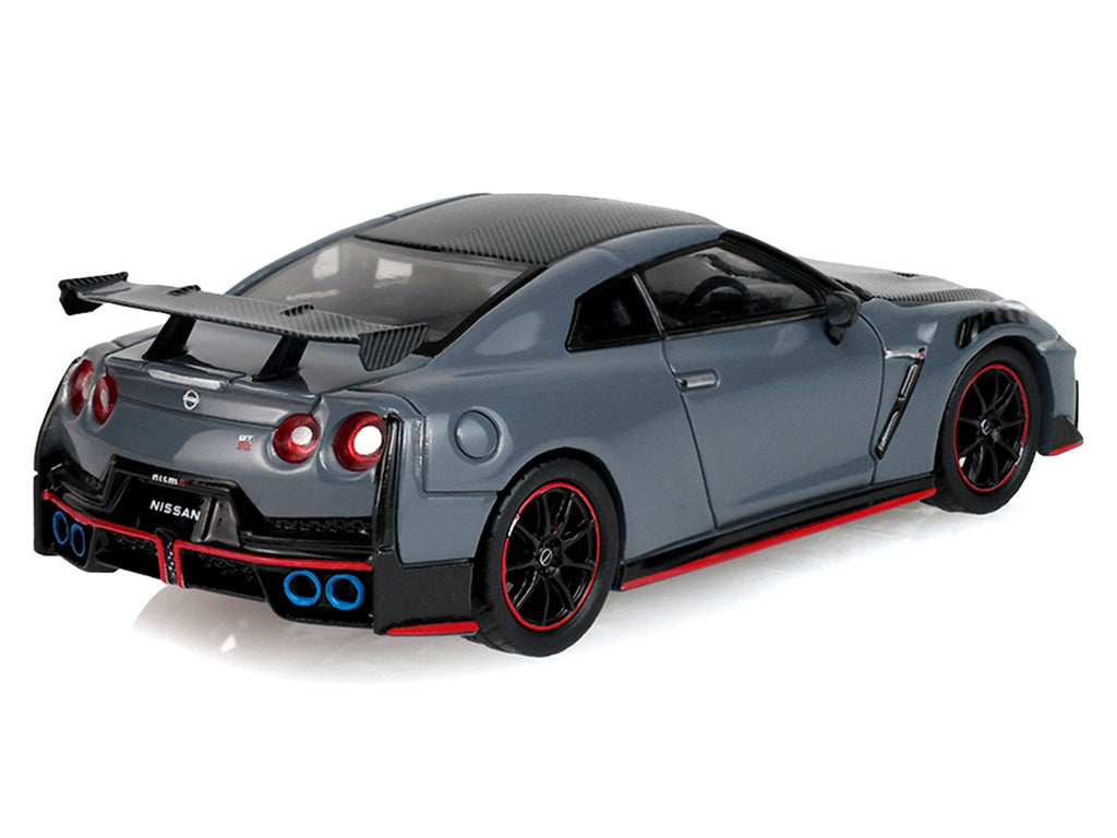 2024 Nissan GT-R (R35) NISMO RHD (Right Hand Drive) Stealth Gray with Carbon Top and Hood "Tokyo Torque" Series 10 1/64 Diecast Model Car by Greenlight-2