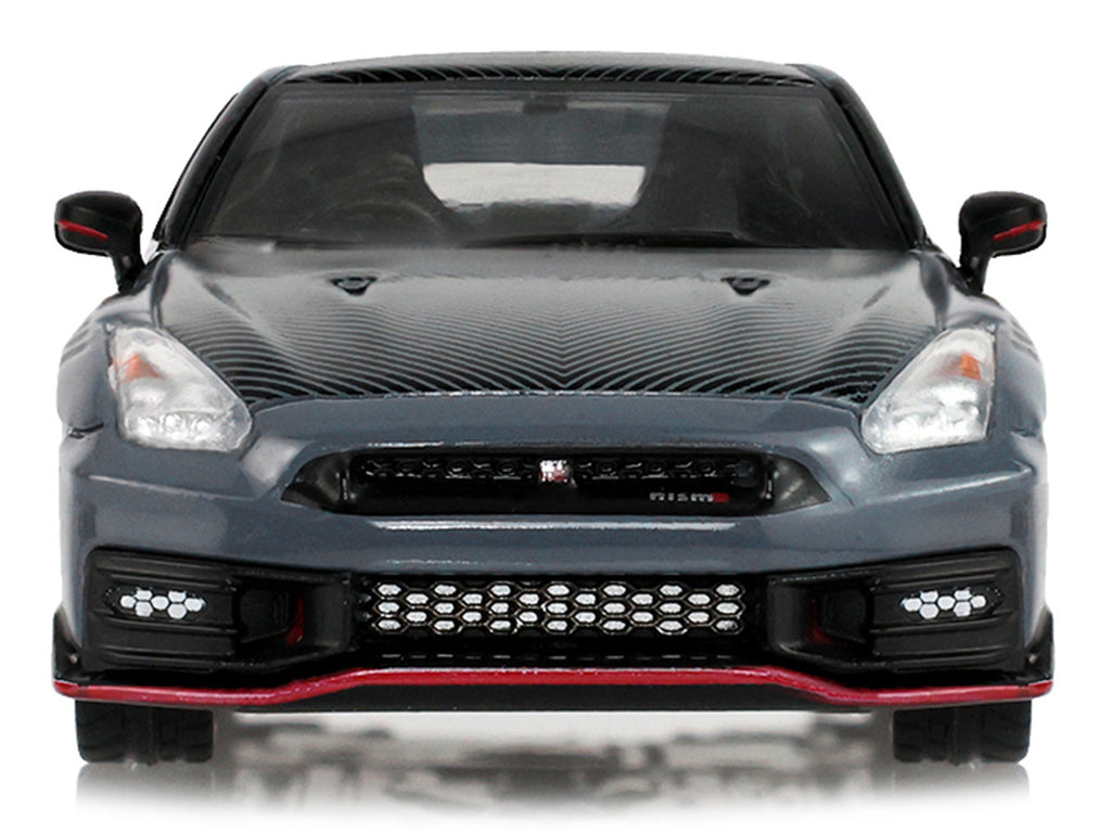 2024 Nissan GT-R (R35) NISMO RHD (Right Hand Drive) Stealth Gray with Carbon Top and Hood "Tokyo Torque" Series 10 1/64 Diecast Model Car by Greenlight-3