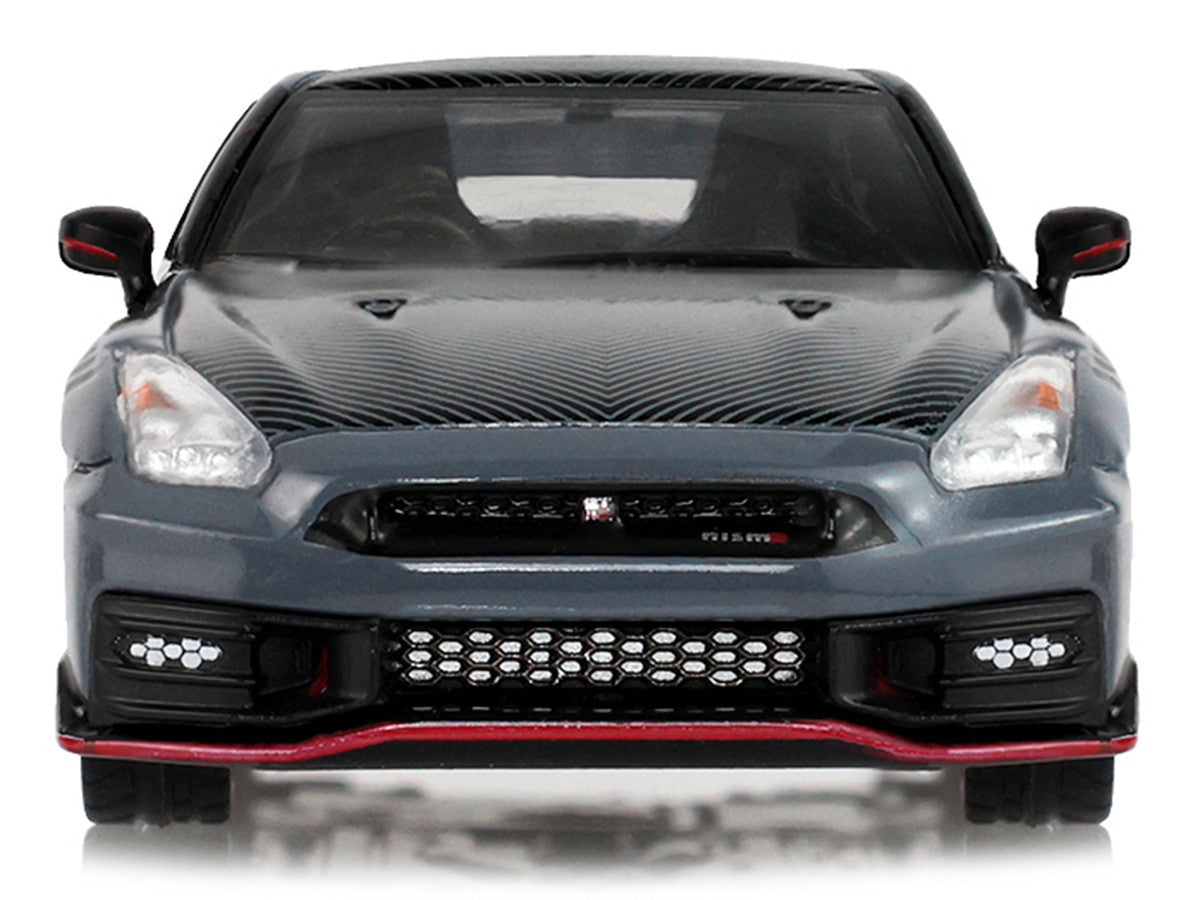 2024 Nissan GT-R (R35) NISMO RHD (Right Hand Drive) Stealth Gray with Carbon Top and Hood "Tokyo Torque" Series 10 1/64 Diecast Model Car by Greenlight-3