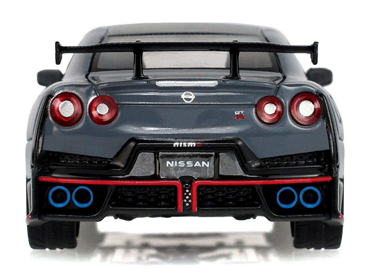2024 Nissan GT-R (R35) NISMO RHD (Right Hand Drive) Stealth Gray with Carbon Top and Hood "Tokyo Torque" Series 10 1/64 Diecast Model Car by Greenlight-4