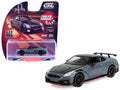 2024 Nissan GT-R (R35) NISMO RHD (Right Hand Drive) Stealth Gray with Carbon Top and Hood "Tokyo Torque" Series 10 1/64 Diecast Model Car by Greenlight-0