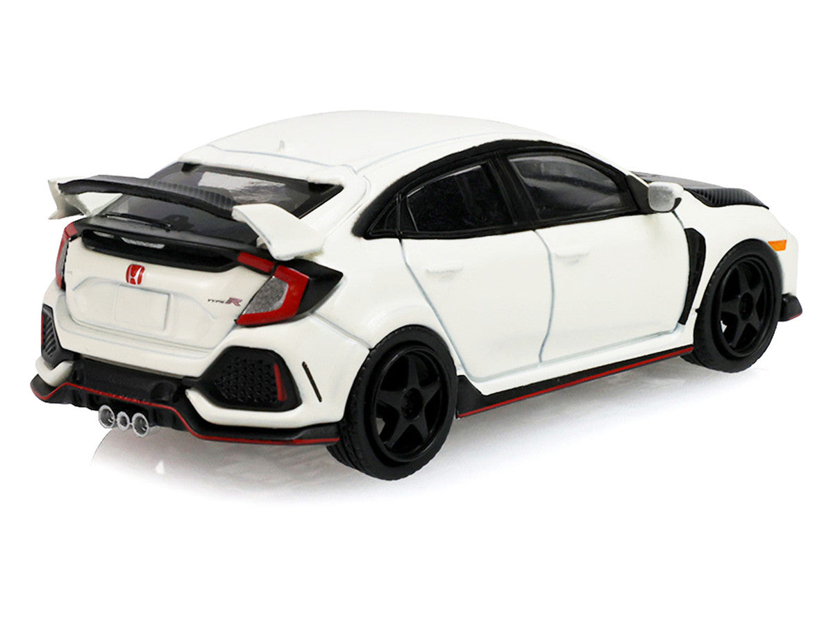 2018 Honda Civic Type-R (FK8) RHD (Right Hand Drive) Championship White with Carbon Hood "Tokyo Torque" Series 10 1/64 Diecast Model Car by Greenlight-2