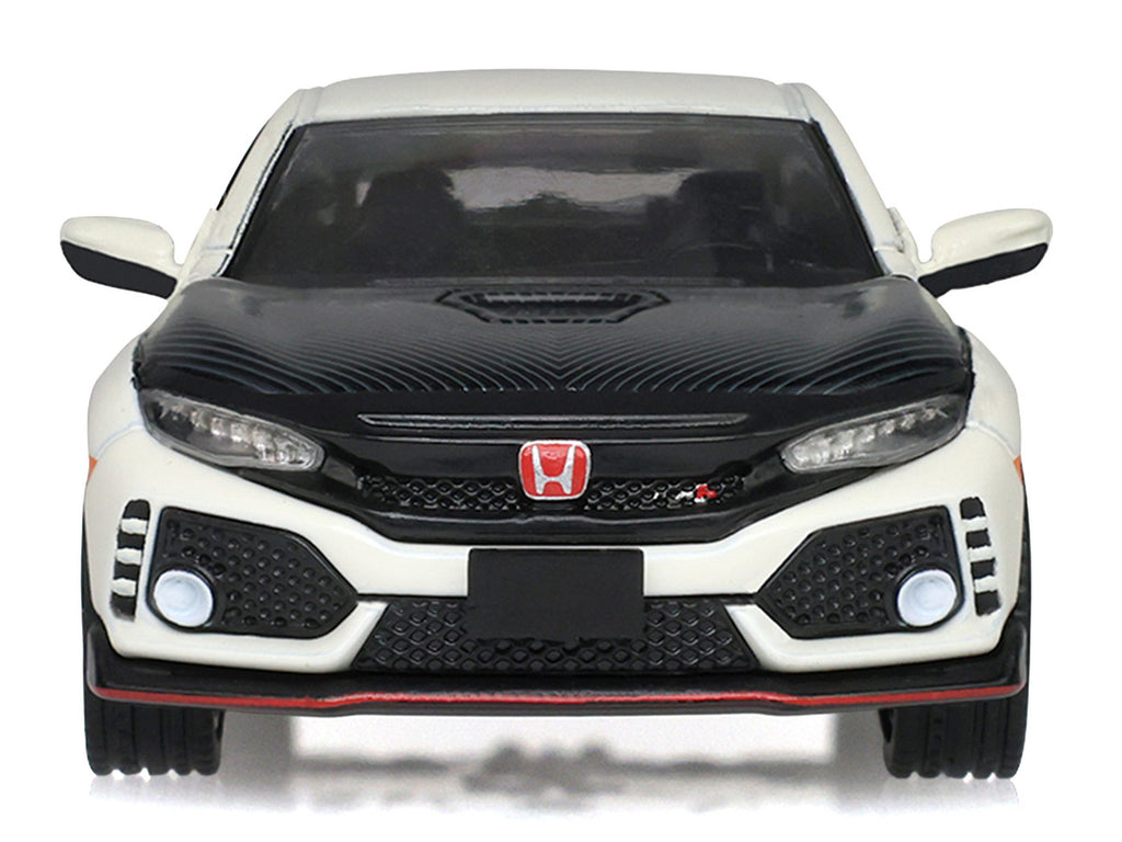 2018 Honda Civic Type-R (FK8) RHD (Right Hand Drive) Championship White with Carbon Hood "Tokyo Torque" Series 10 1/64 Diecast Model Car by Greenlight-3
