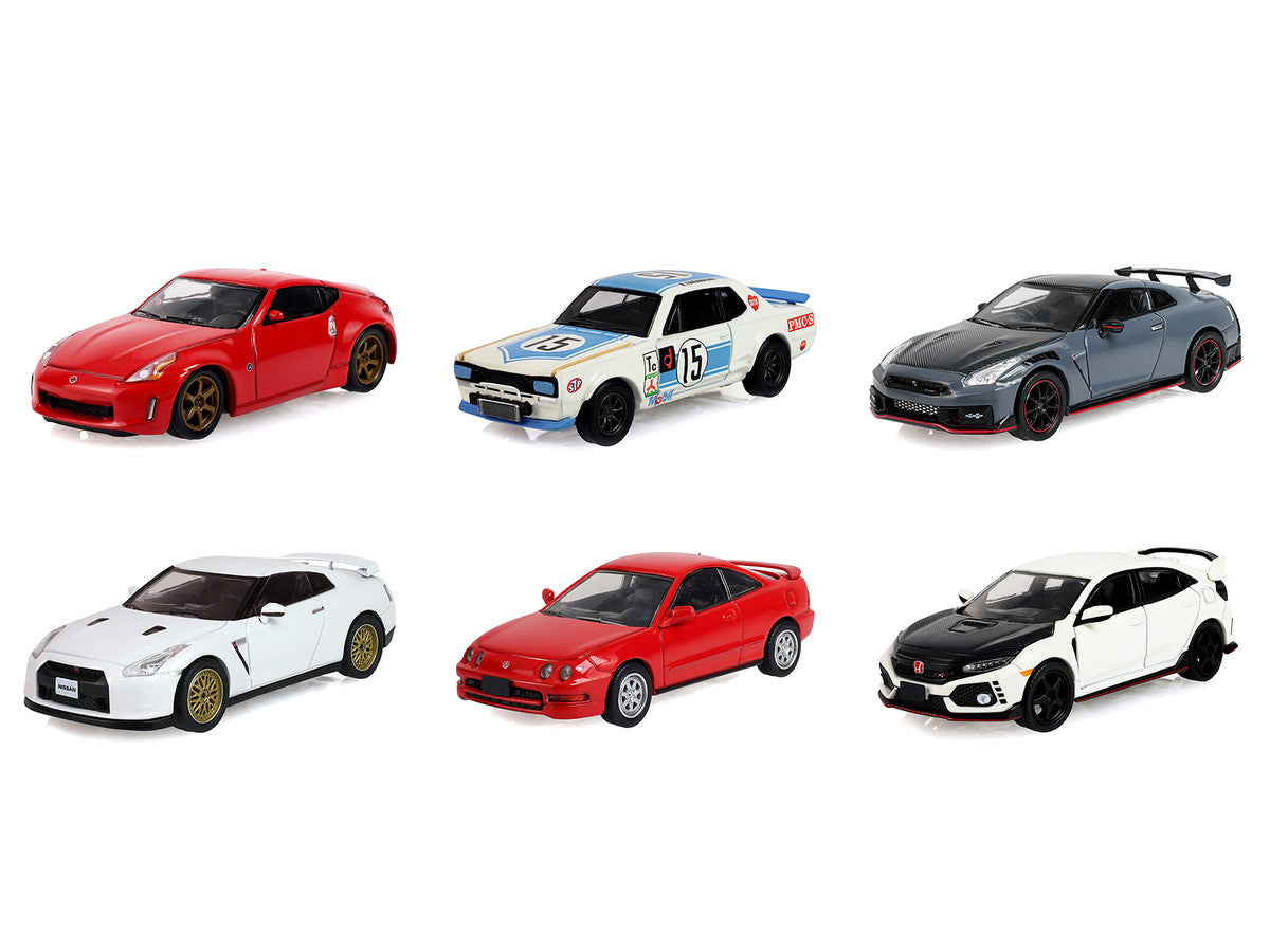 "Tokyo Torque" Series 10 Set of 6 pieces 1/64 Diecast Model Cars by Greenlight-1