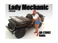Lady Mechanic Katie Figure For 1:18 Scale Models by American Diorama-0