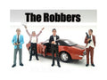 "The Robbers" 4 Piece Figure Set For 1:18 Scale Models by American Diorama-0
