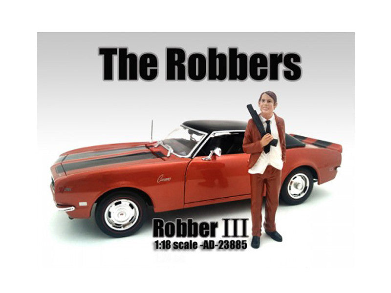 "The Robbers" Robber III Figure For 1:18 Scale Models by American Diorama-0