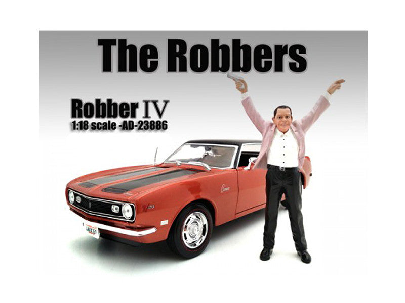 "The Robbers" Robber IV Figure For 1:18 Scale Models by American Diorama-0