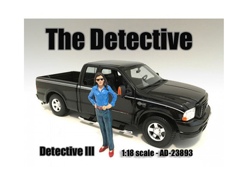 "The Detective #3" Figure For 1:18 Scale Models by American Diorama-0