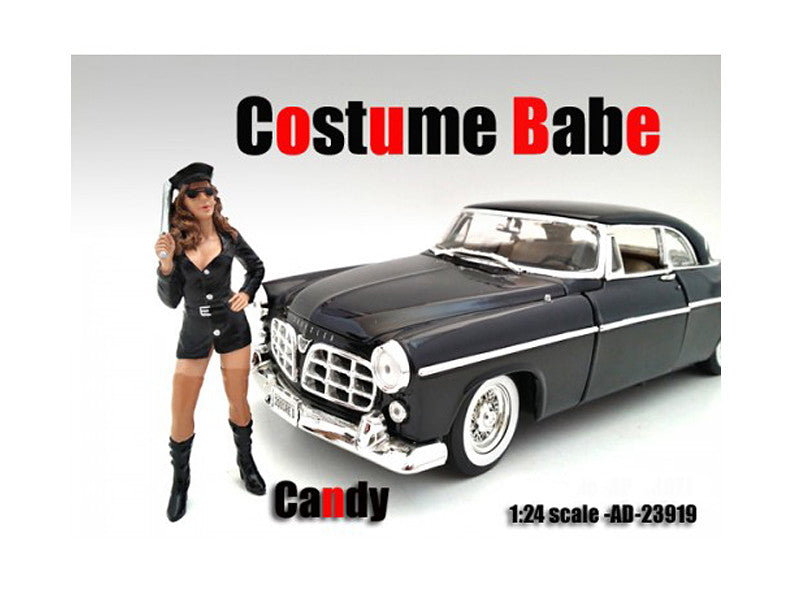 Costume Babe Candy Figure For 1:24 Scale Models by American Diorama-0