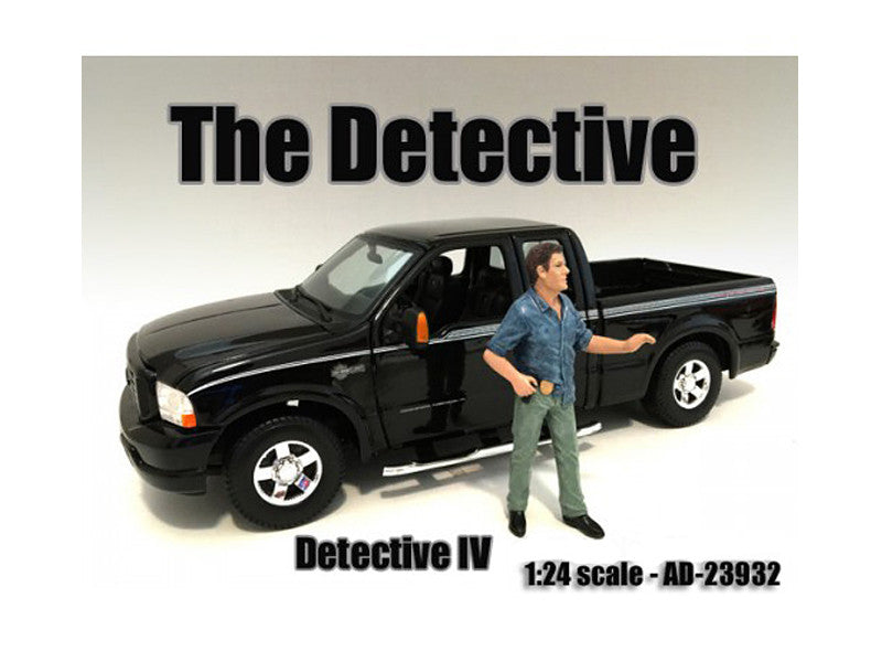 "The Detective #4" Figure For 1:24 Scale Models by American Diorama-0