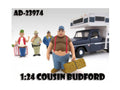 Cousin Budford "Trailer Park" Figure For 1:24 Scale Model Cars by American Diorama-0