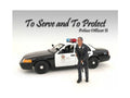 Police Officer II Figure For 1:18 Scale Models by American Diorama-0