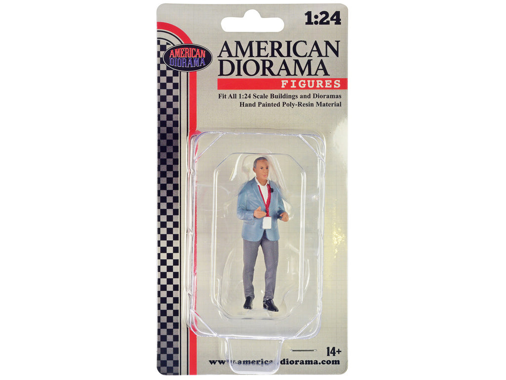 "On-Air" Figure 2 for 1/24 Scale Models by American Diorama-1
