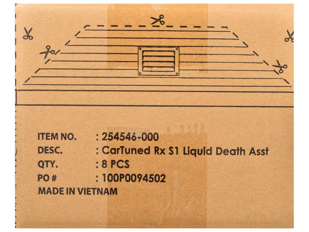 "Liquid Death" 2026 Series 1 Set of 8 Pieces Diecast Model Cars by CarTuned-1
