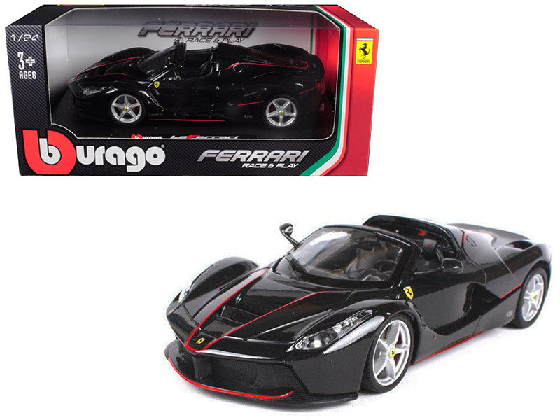 Ferrari LaFerrari F70 Aperta Black 1/24 Diecast Model Car Bburago-0