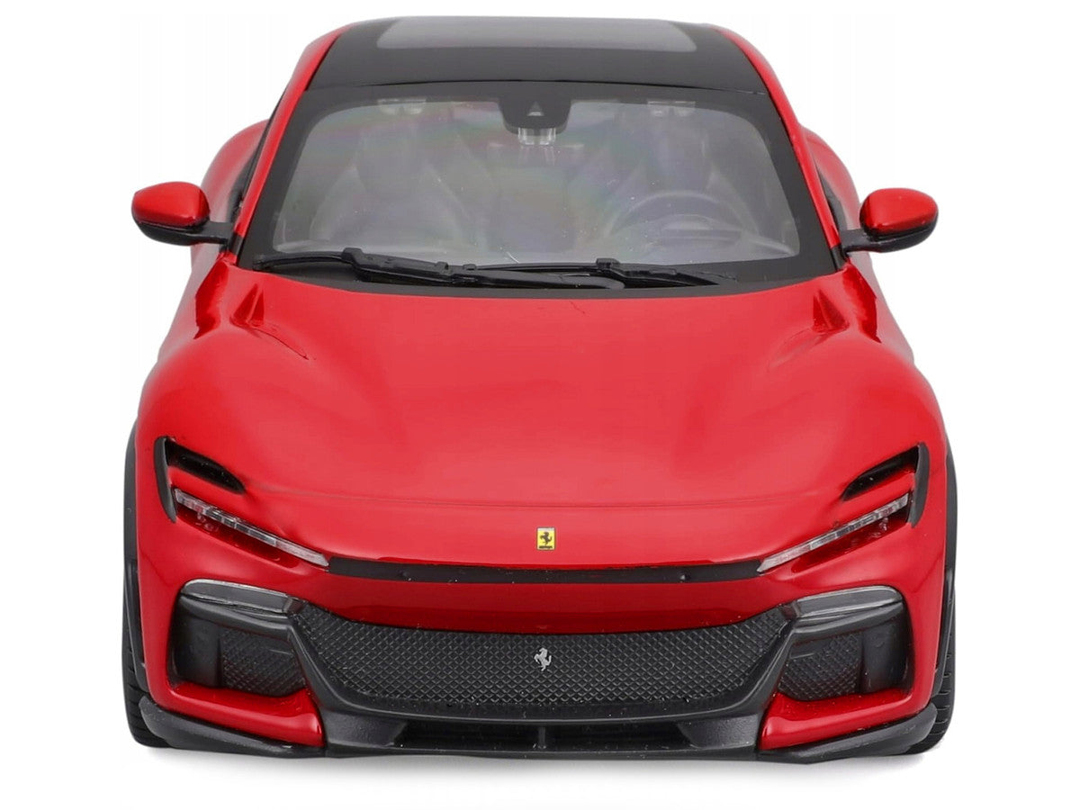 Ferrari Purosangue Red 1/24 Diecast Model Car with Sunroof Bburago-0
