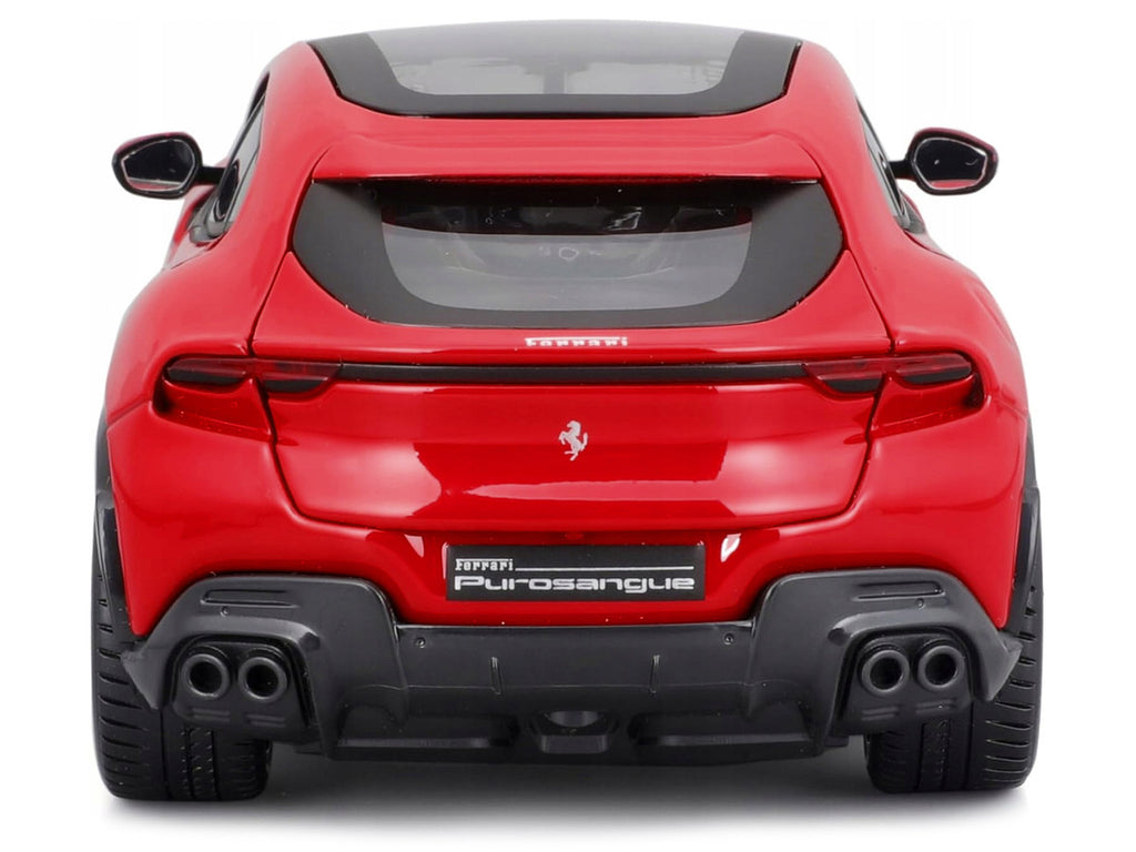 Ferrari Purosangue Red 1/24 Diecast Model Car with Sunroof Bburago-1
