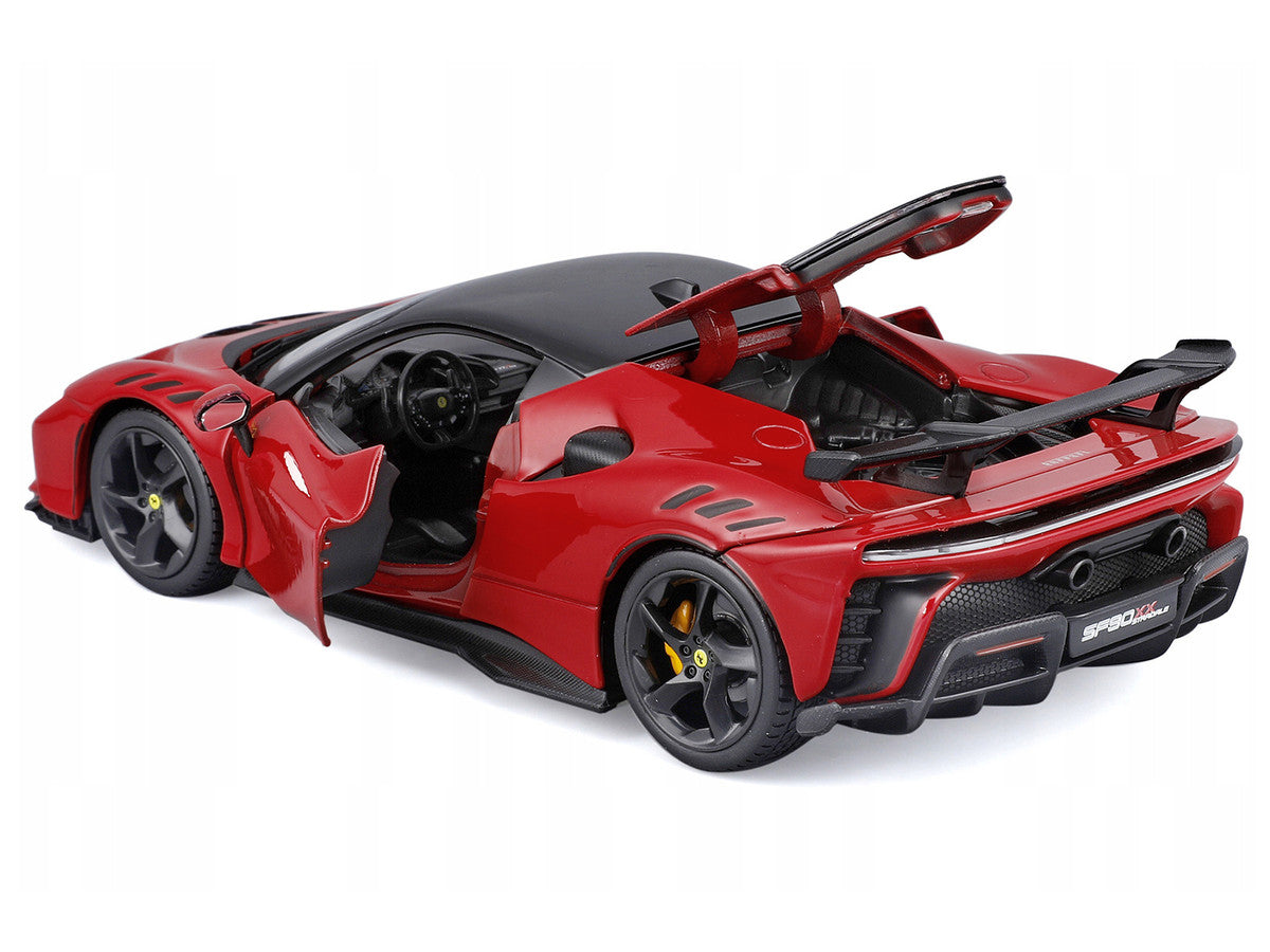 Bburago 1/24 Ferrari SF90 XX Stradale Diecast Model Red Black-1