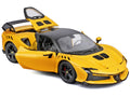 Bburago 1/24 Ferrari SF90 XX Stradale Yellow Diecast Model Car-0
