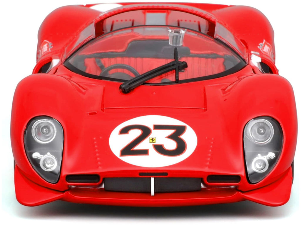 Bburago Ferrari 330 P4 1/24 Diecast Model Car 1967 Daytona Winner-2