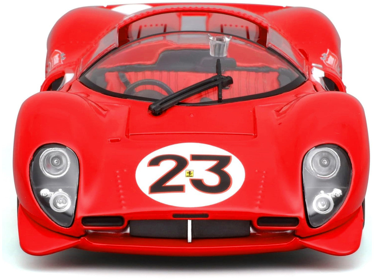 Bburago Ferrari 330 P4 1/24 Diecast Model Car 1967 Daytona Winner-2