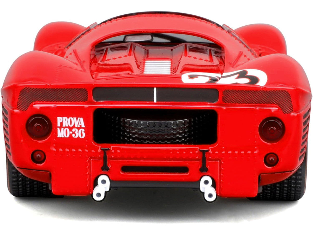 Bburago Ferrari 330 P4 1/24 Diecast Model Car 1967 Daytona Winner-3