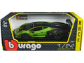 Lamborghini Essenza SCV12 1/24 Diecast Model Car Green Black-0