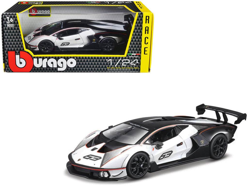 Lamborghini Essenza SCV12 #63 1/24 Diecast Model Car by Bburago-0