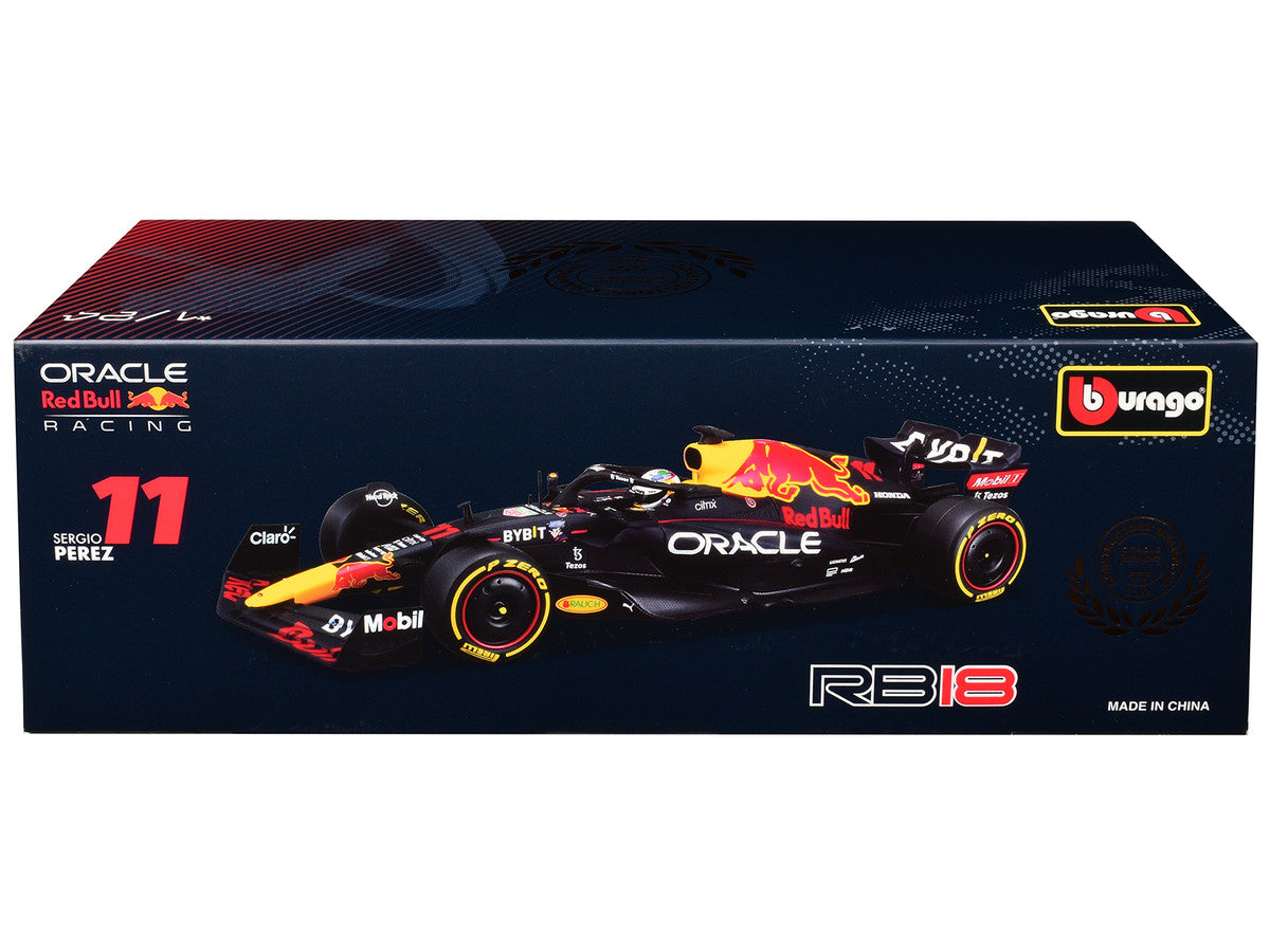 Red Bull Racing RB18 Sergio Perez 1/24 F1 Diecast Model Car-2
