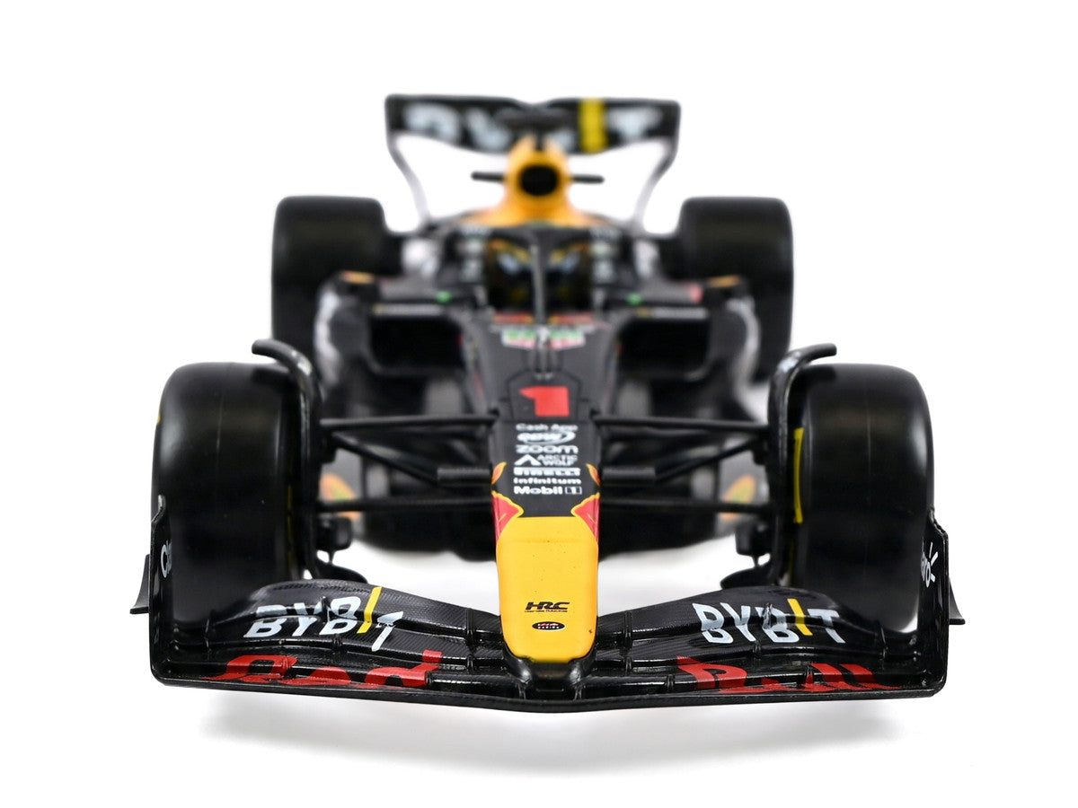 Red Bull Racing RB19 Max Verstappen 2023 F1 Champion 1/24 Diecast Model with Display Case-1