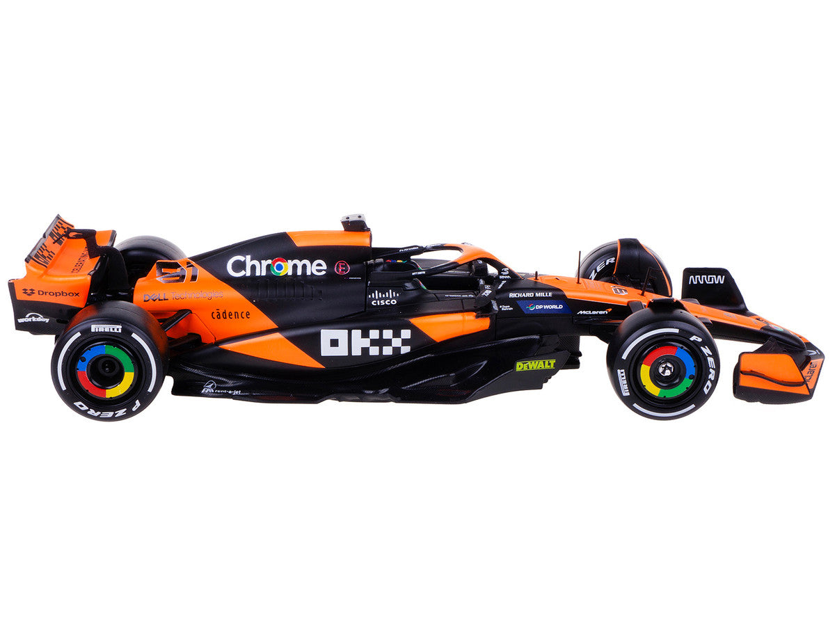 McLaren MCL38 #81 Oscar Piastri Miami GP 2024 1/24 Diecast Model Car-0