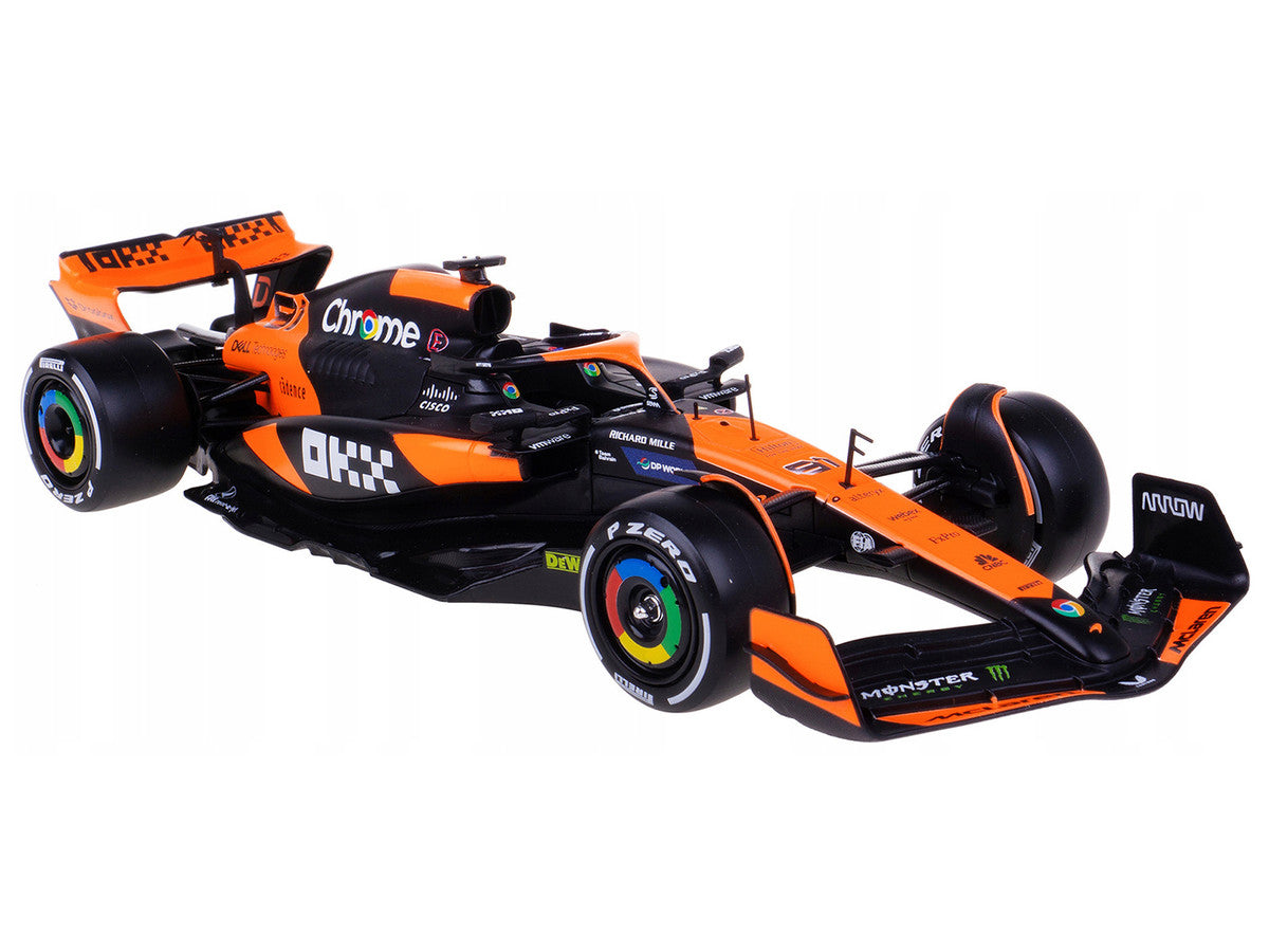 McLaren MCL38 #81 Oscar Piastri Miami GP 2024 1/24 Diecast Model Car-1