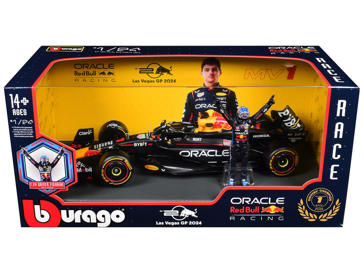 Red Bull Racing RB20 Max Verstappen F1 Champion 1/24 Diecast Model-0