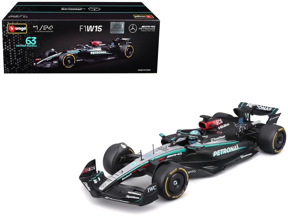 Mercedes-AMG F1 W15 E Performance George Russell 1/24 Diecast Model-0
