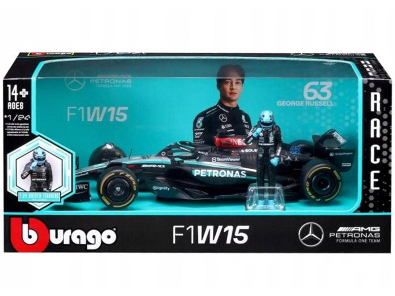 Mercedes-AMG F1 W15 George Russell 1/24 Diecast Model Car 2024-0