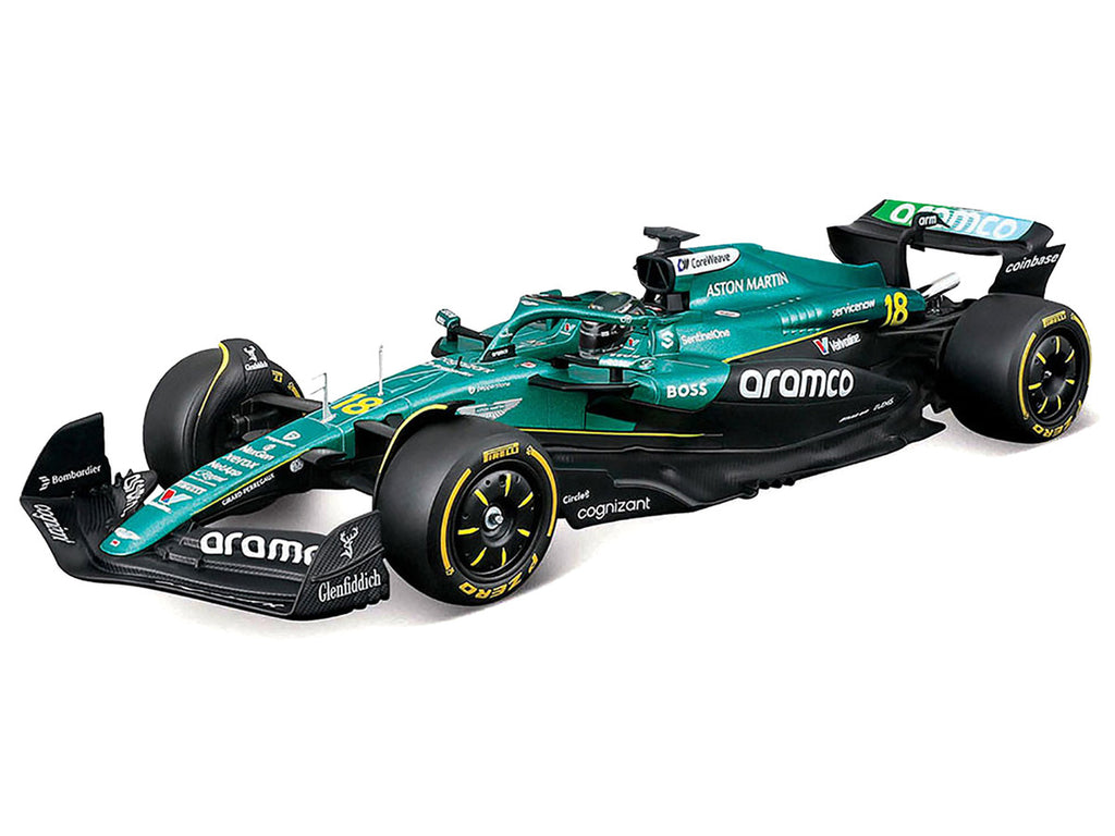 Aston Martin AMR25 Lance Stroll 1/24 F1 Diecast Model Car by Bburago-1